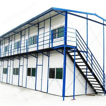 芳林厂家生产安装便携式活动板房 工地双坡屋面彩钢板房 实体厂家欢迎订购
