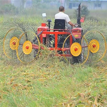 全自动玉米秸秆搂草机 悬挂式杂草牧草搂草机