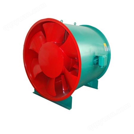 专业定制 消防高温排烟风机 低噪音轴流式排烟风机 管道通风设备 禄飞空调设备