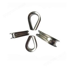 产业城三角环三角圈钢丝绳鸡心套环不锈钢钢丝绳套环