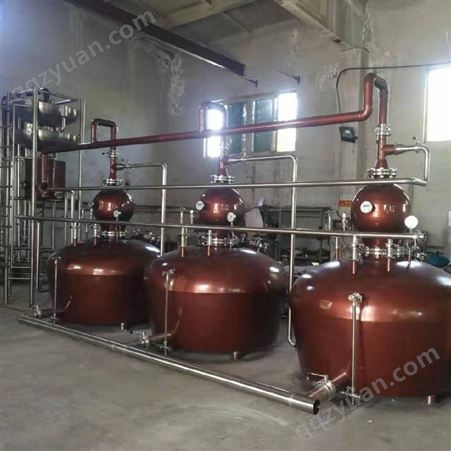 森科果酒蒸馏设备-500升铜制夏朗德壶式蒸馏器