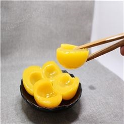 巨鑫源黄桃罐头 山东厂家生产批发 水果黄桃 休闲食品