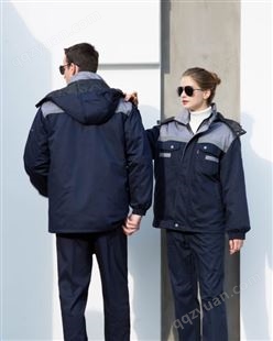 定制户外冲锋衣 男女冬季三合一 两件套加厚防寒工作服