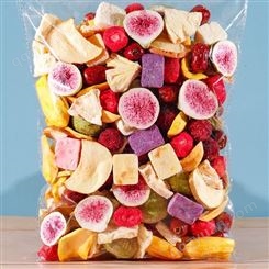 厂家直供 综合水果脆混合 混合装蔬菜脆零食 综合水果脆水果冻干