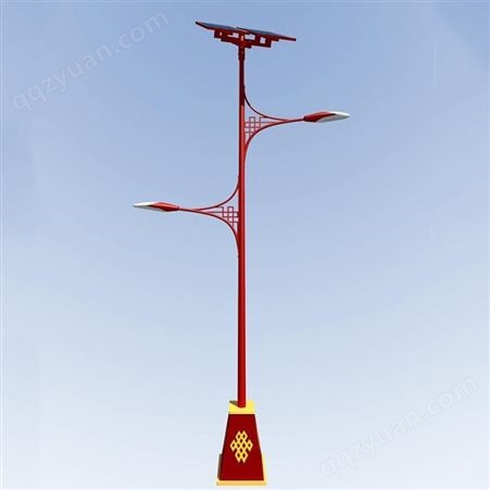 中式民族特色太阳能路灯 福光灯具 4米-7米古典光伏道路照明灯