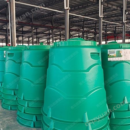 塑料堆肥桶 138L 蔬菜果园堆肥箱 厨余发酵桶 户外堆肥 岩康塑业