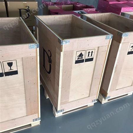 成都免熏蒸木箱 钢带木箱包装 可折叠木箱 胶合板木箱