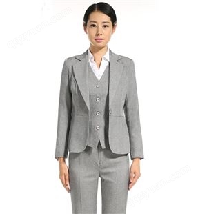 定制西装女 订做员工服装  哪里可以定做正装 韩版西装订制