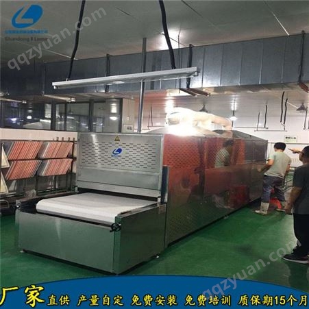 磊沐 LM-20KW-4X 贵州学生盒饭二次复热设备 便当盒饭微波加热隧道炉