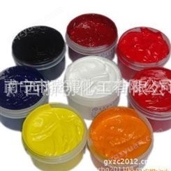 广西树脂油性色浆白/黑/黄/绿/蓝/红/灰各种玻璃色浆 5KG起