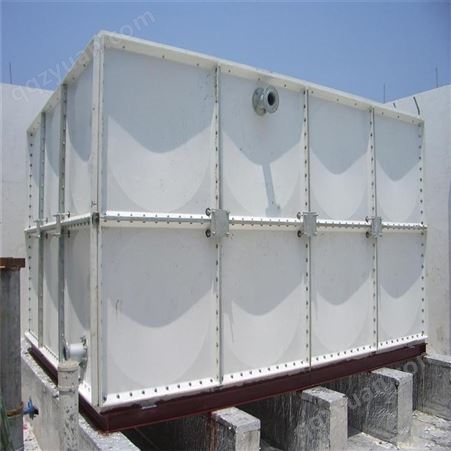 众邦SMC玻璃钢模压水箱型号齐全 专业定制组合式玻璃钢水箱