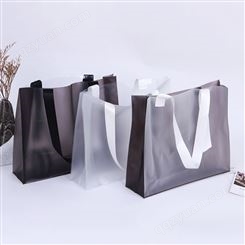 新款透明PVC手提袋 礼品袋子 服装店购物袋定制