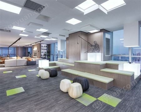 办公室装修 国际中心写字楼装修设计 办公楼空间设计 康盛装饰