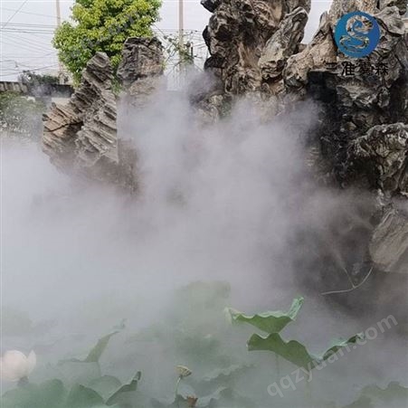 河南三准厂房降尘 生产降尘设备 人造雾降尘喷雾 喷雾系统