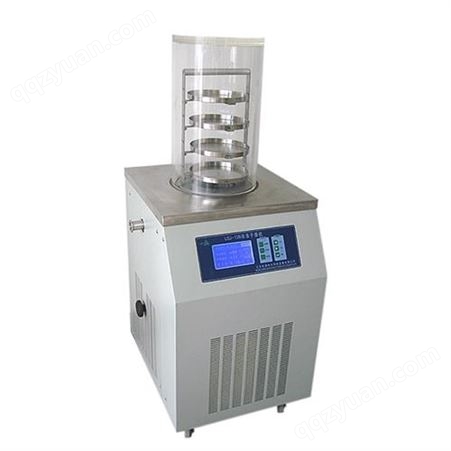 LGJ-12多歧管压盖型立式冷冻干燥机  冷冻干燥机 实验室小型冷冻干燥机