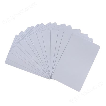 PVC空白卡片定制 双面覆膜空白喷墨pvc卡片 白卡印刷