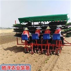 地轮传动蔬菜上土移栽机 秧苗移栽种植机 省时省工 军岩