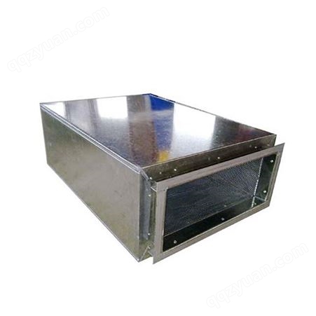 矩形消声器 折板式镀锌板消音器可定制静压箱