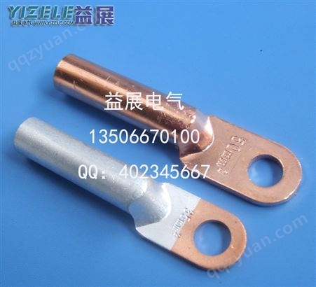 中雷牌铜鼻子DT-70mm2，接线铜端子，铜铝过渡端子
