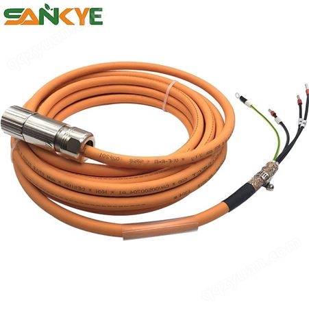 西门子伺服电缆 S120系列 电机动力线 高柔耐折