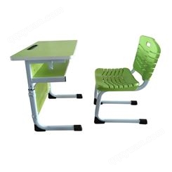 厂家定制PP塑料台面辅导班培训机构学校单人位塑钢儿童小学生课桌椅
